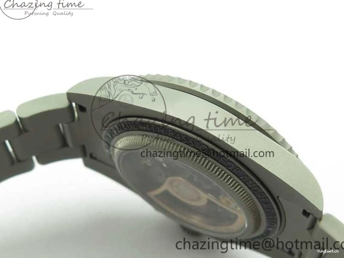 116610 Bezel Skeleton DIal Best Sandblasted Edition on ROF Andrea Submariner Carbon SA3130 Pirlo 0308